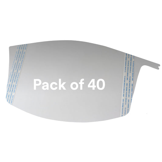 3M Versaflo Peel-Off Visor Covers M-926 for M-925 Standard Visor, 40/Case