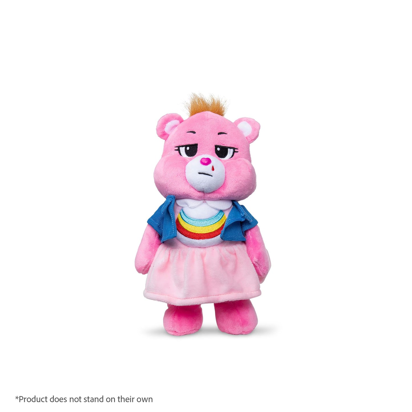 Care Bears x Stranger Things Fun Size Plush - Cheer Bear as Eleven