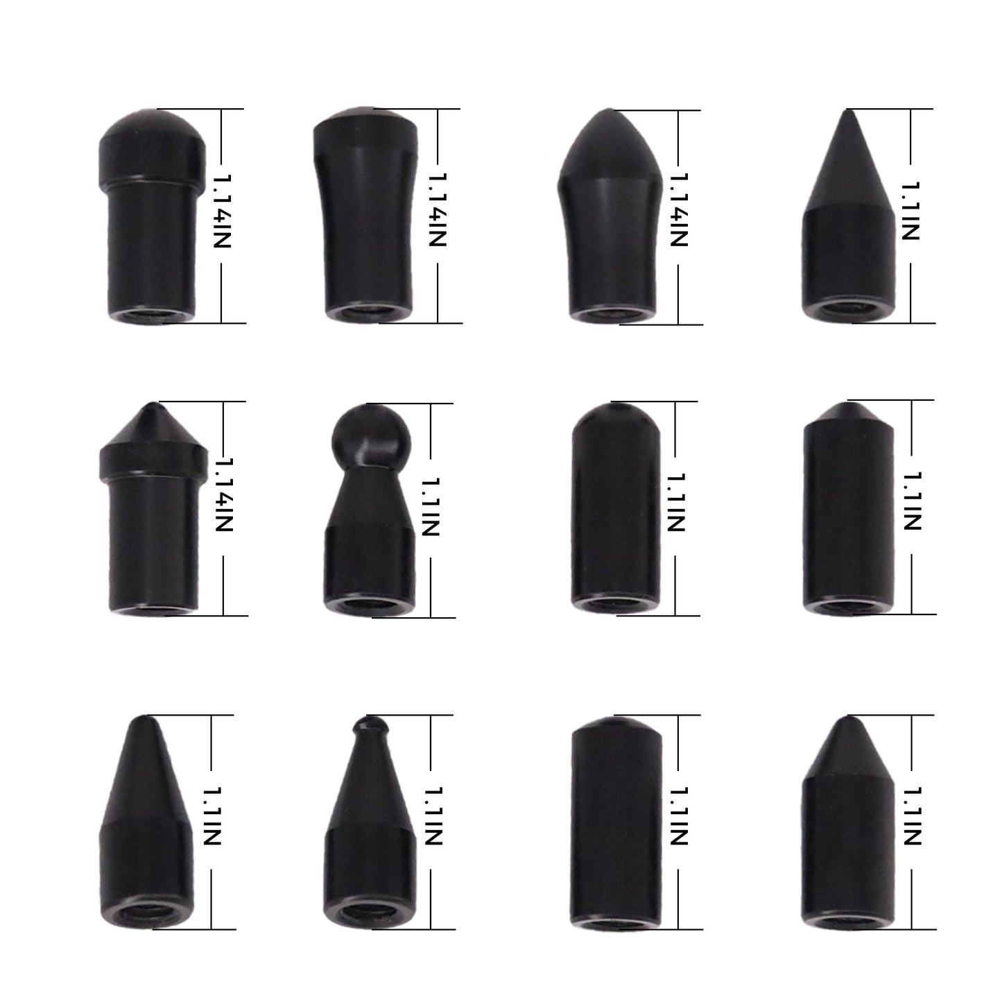 CZJCMECH Dent Repair Tools 6 Pieces of Dent Removal Rods with Awl Head Paintless Dent Removal Kit Car Auto Body Dent Removal of Hail Dents and Door Ding (6 PCS Rod 21 PCS Pen)