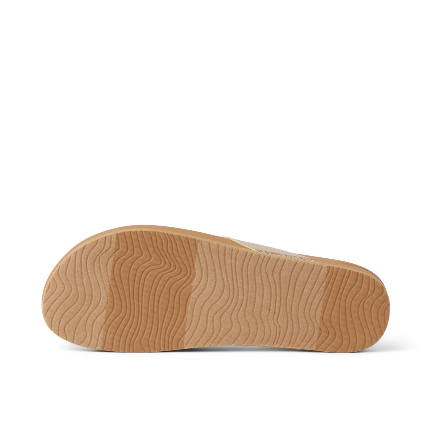 Reef Cushion Court Womens Flip Flop, Molded Cushion Footbed, Arch Support, Tan/Champagne, 9.5