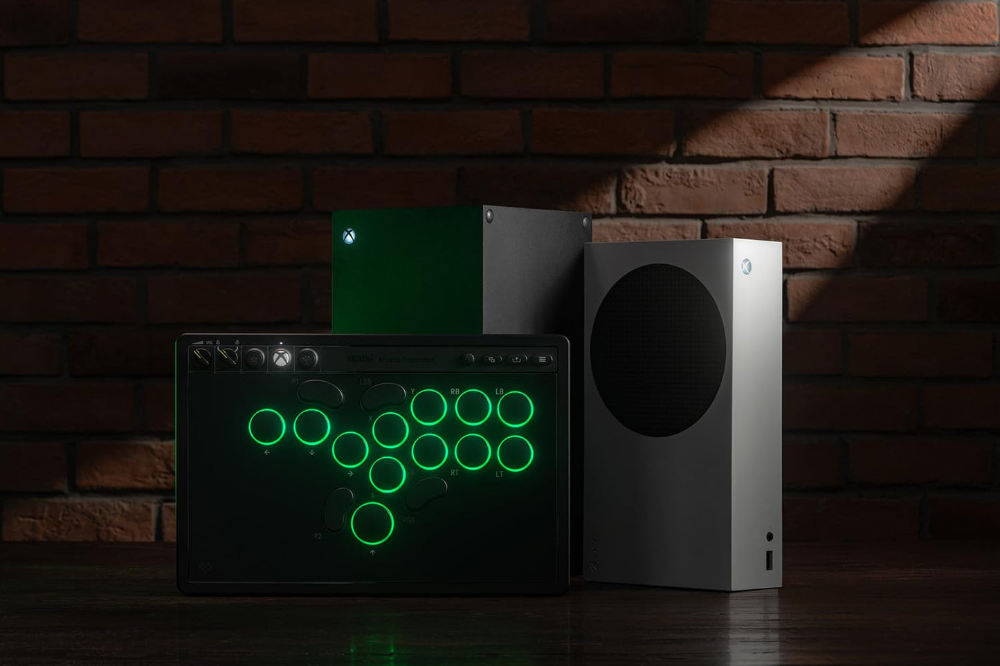 8BitDo All-Button Arcade Controller for Xbox Series X|S, Xbox One & PC – 2.4G Wireless, Low-profile Mechanical Switches, Programmable Buttons, Hot-swappable PCB, RGB Lighting - Officially Licensed