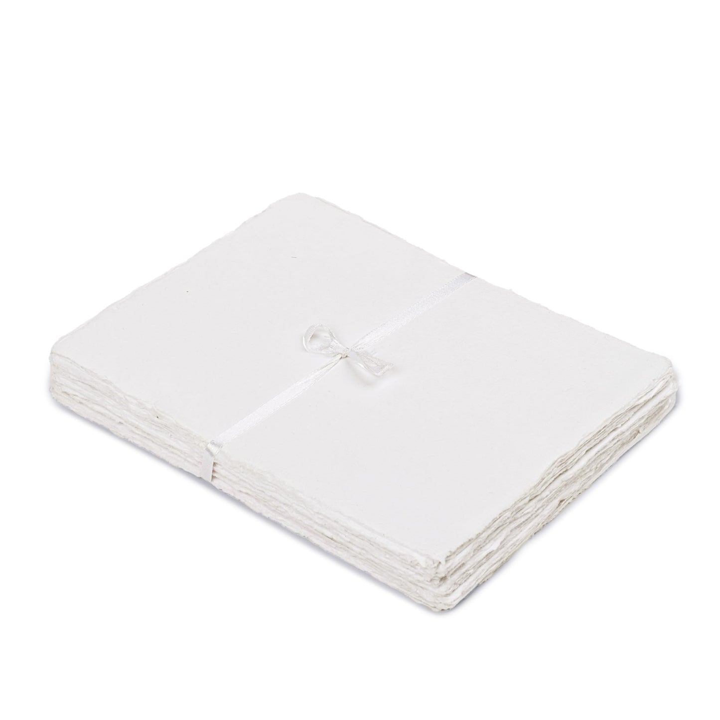LEATHER VILLAGE Watercolor Paper - 9 X 12 inches, 50 Sheets - Mixed Media Watercolor Paper - 150 GSM Thick Deckle Edge Virgin Cotton Handmade Paper - Off White