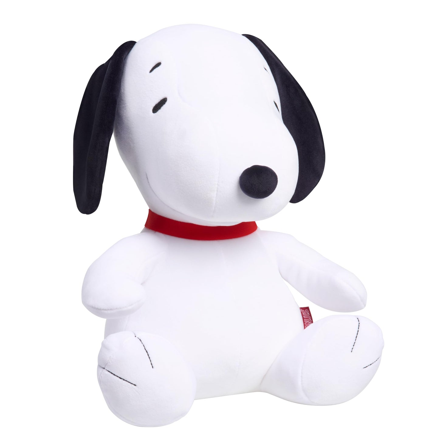 Peanuts Large 2 lb Weighted Plush Snoopy, 12-inch Stuffed Animal, Kids Toys for Ages 3 Up, Gifts and Presents