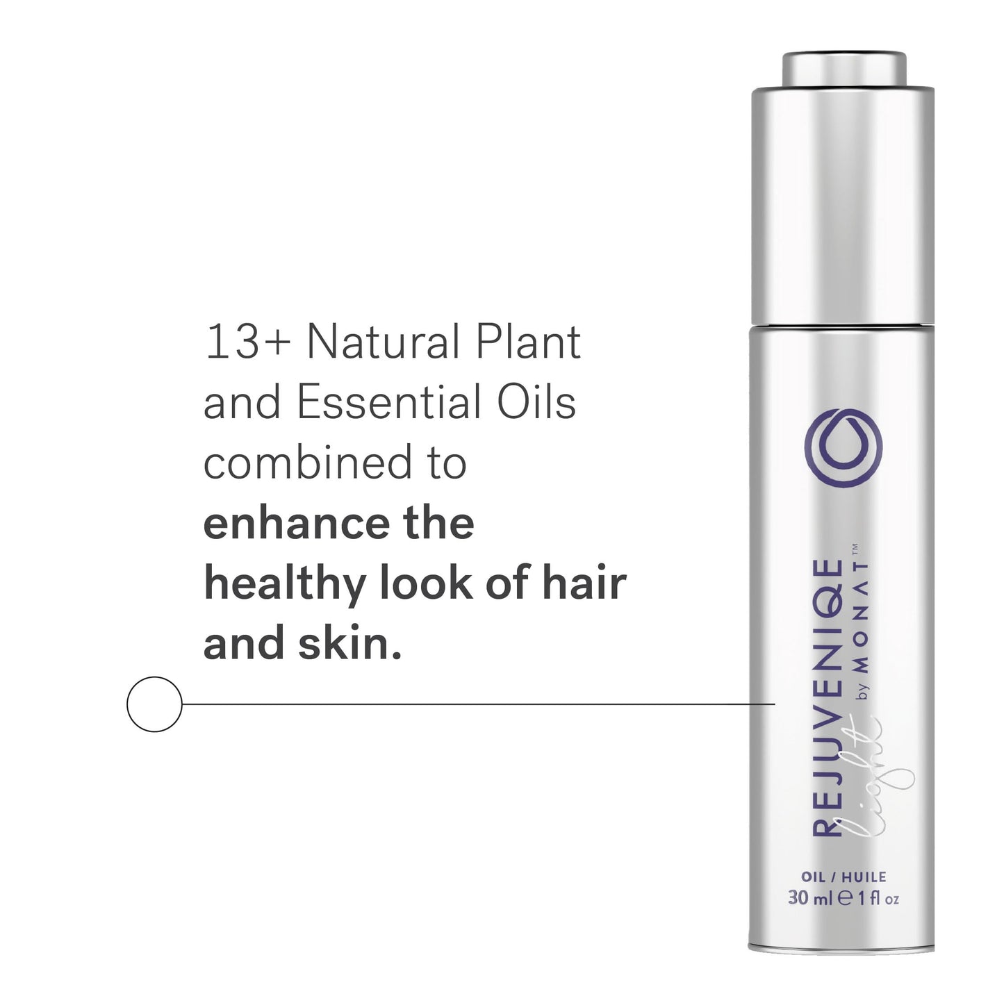 MONAT Rejuveniqe® Light, Hair & Skin Rejuvenation Light Serum – Hair & Skin Formula – Potent Moisturizing Serum – Deep Hydration Radiant Vibrant Skin & Hair Serum