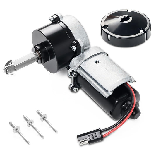 3317084.000U RV Awning Motor Drive Repair Kit Assembly Fit for Dometic 9200 Series Power Awnings, Replace# 3316605.001, 3316605.017, Black