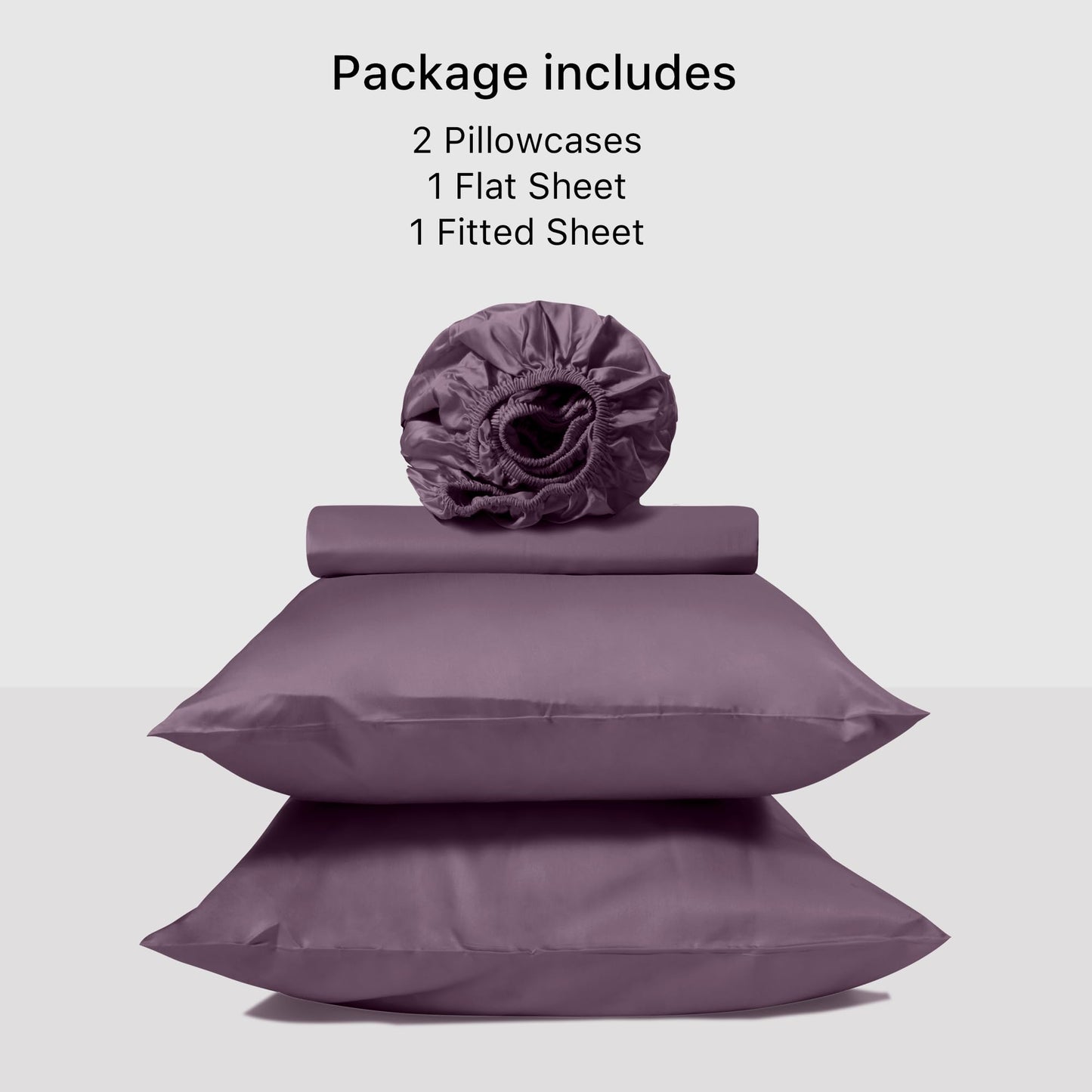NATUREFIELD Silky Bed Sheets Set King Size (4pc), Rayon Derived from Bamboo Blend, Soft Cooling Sheets with Deep Pockets, Hotel Luxury Bedding Sheets & Pillowcases