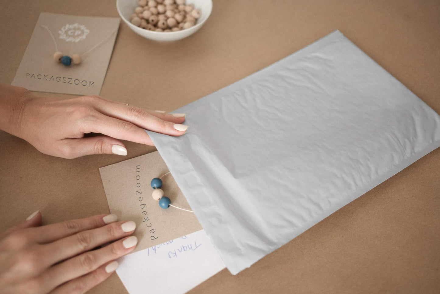 PackageZoom 100 Pack Poly Bubble Mailers 9.5 x 14.5 Padded Envelopes #4 Shipping Envelopes 2.5 Mil