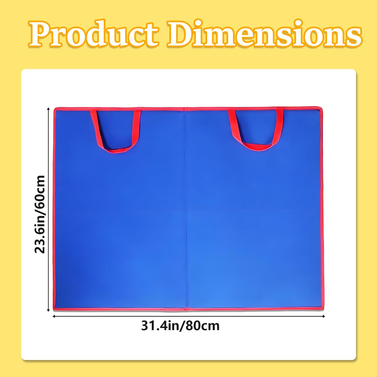Ai fsem Large Felt Flannel Board Portable Double-Sided Foldable Felt Story Boards for Toddlers Storytelling Learning ActivitiesTeacher Supplies