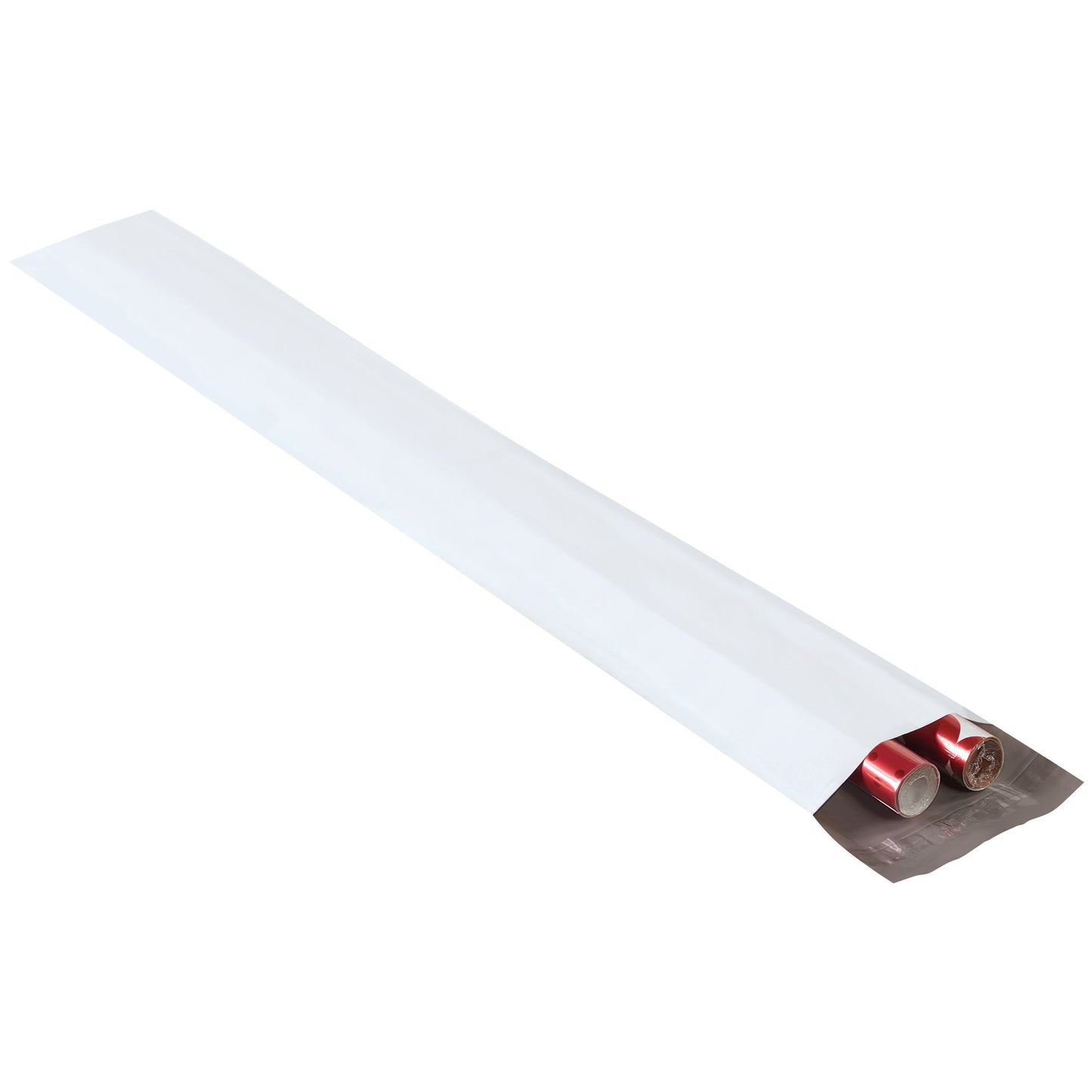 Aviditi Long Poly Mailer Envelopes, 6" x 39", White, Self-Seal with Tear Strip, Waterproof and Puncture Resistant, For Shipping Long Items, Wallpaper, Parts, and Fabric, Pack of 100