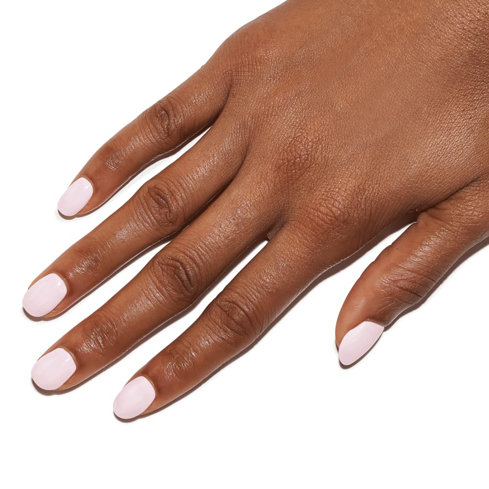 Le Mini Macaron DIY Gel Manicure Kit | Gel Nail Polish Kit w/ LED Nail Dryer Lamp, 1 Gel Polish, Cuticle Stick, Nail File, & Remover Wraps, (Coconut Yogurt)