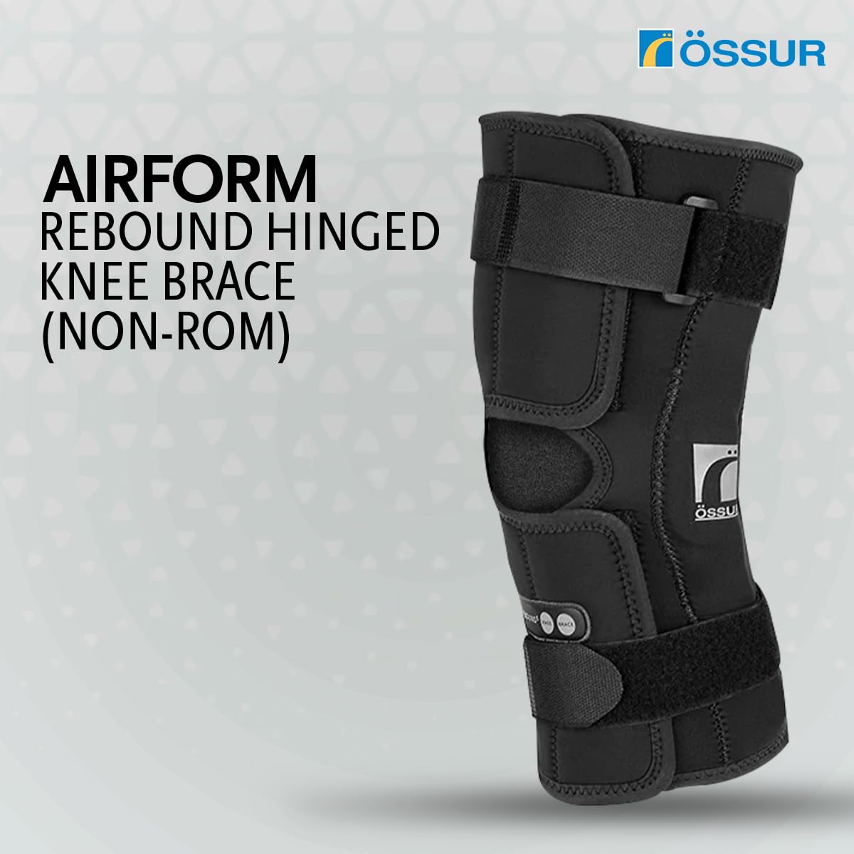 Össur Rebound Knee Wrap - Premium Compression for Personalized Knee Support, Stability, and Comfort in Sports, Workouts, and Everyday Wear - Enhance Knee Health and Performance (Large)
