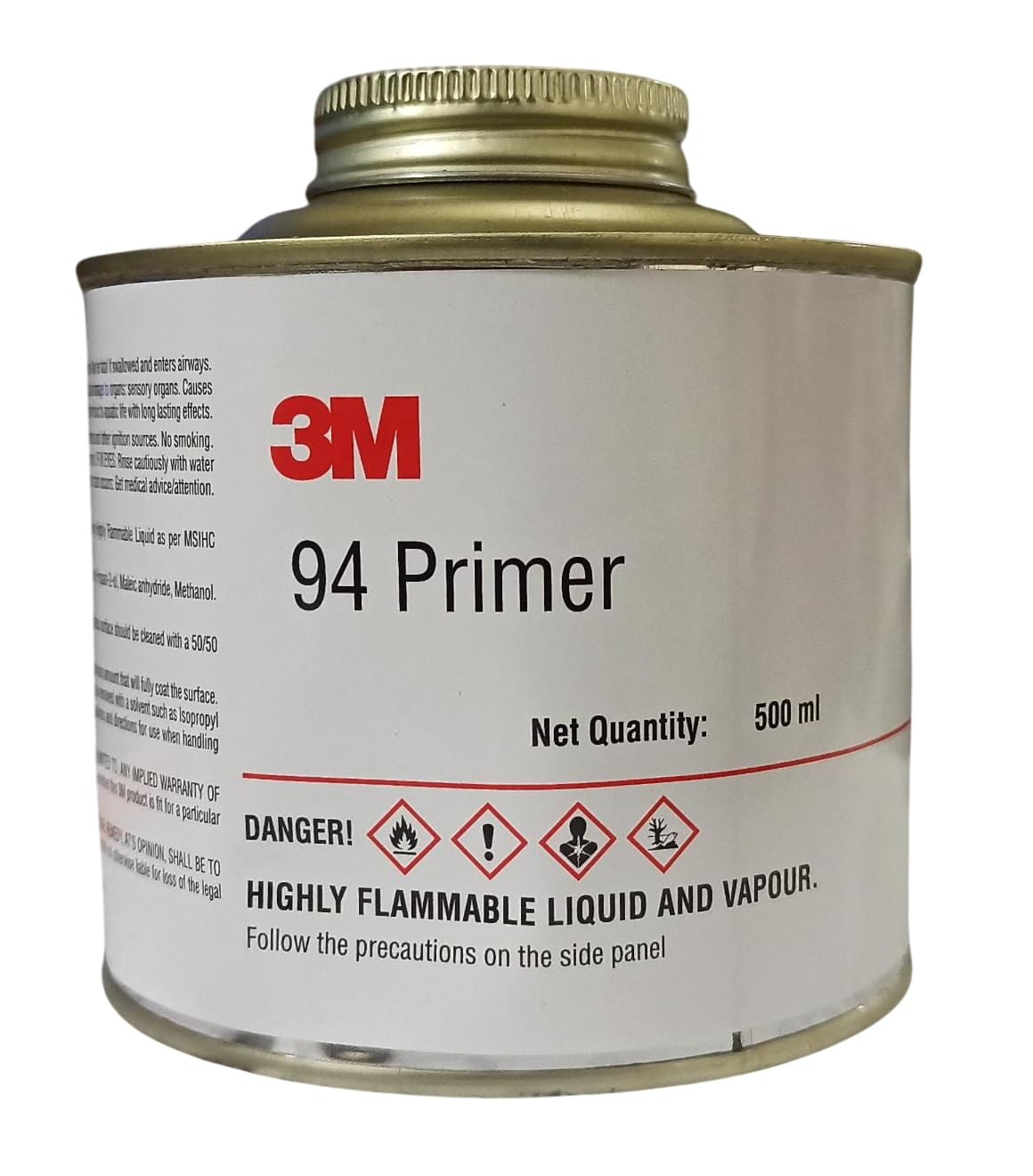 3M Tape Primer 94 1/2 Pint 8oz For Vinyl Di-Noc