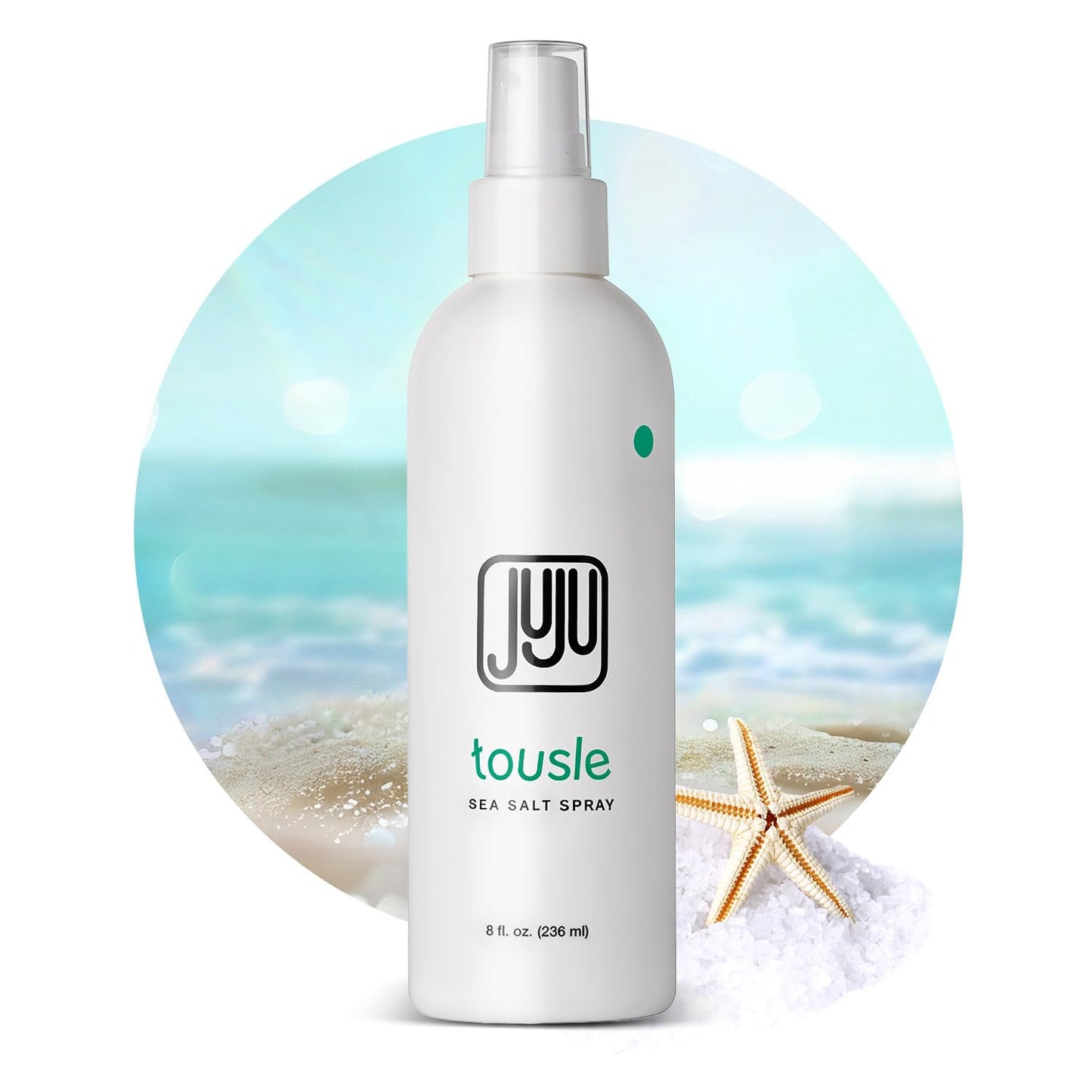 Juju Sea Salt Spray for Hair Tousled Texture Spray 8Fl Oz Made in USA -Sea Salt Spray for Men Sea Salt Spray For Hair Women, Surf Spray for Beach Wave Hair, Volume and Texture Fragrance Free Hairspray