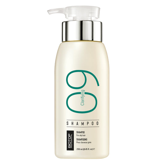 Biotop Professional 09 Clarifying Shampoo - Gentle Shampoo & Scalp Cleanser for Build Up - Formulated with Azelaic Acid to Calm the Scalp & Reduce Oil Production - Cruelty-Free Hair Care (8.45oz)