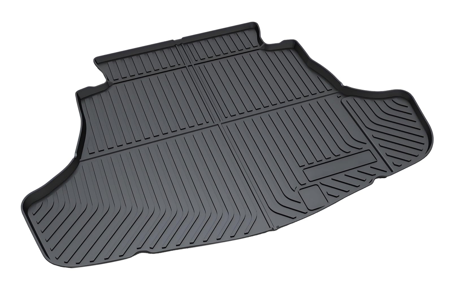 All Weather Rear Cargo Liners Trunk Tray Mats Protector Custom Compatible with 2018 2019 2020 2021 2022 2023 2024 2025 Toyota Camry, 3D Waterproof Durable Odorless Flexible Black TPO Accessories