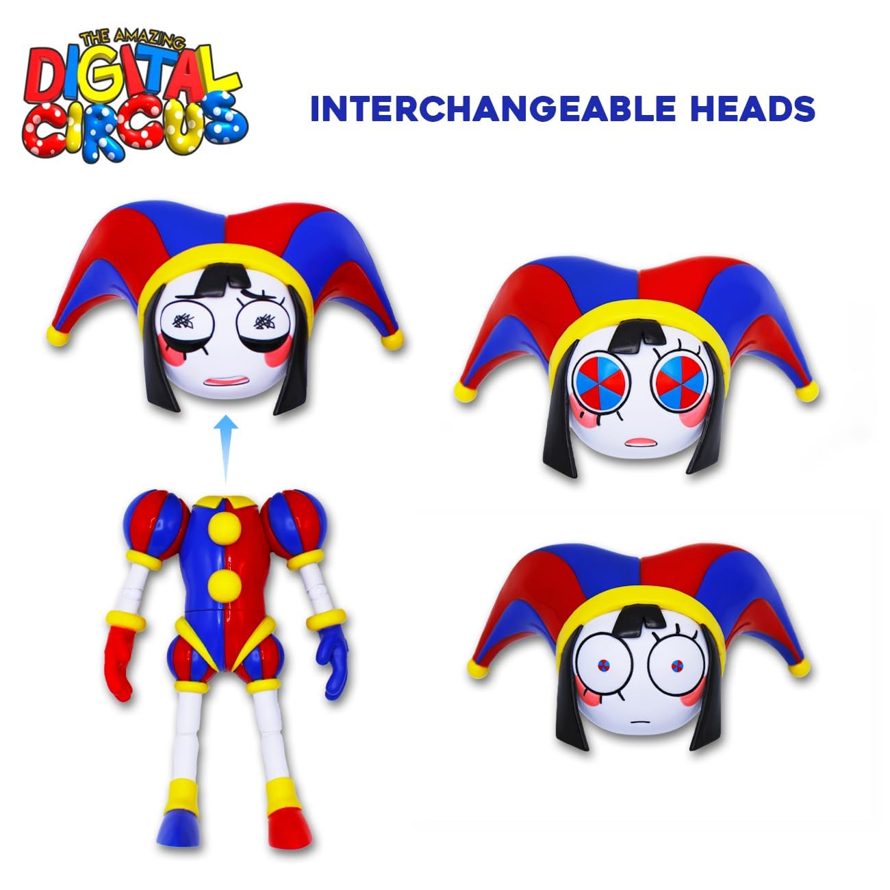 Just Toys LLC The Amazing Digital Circus Deluxe Pomni Action Figure