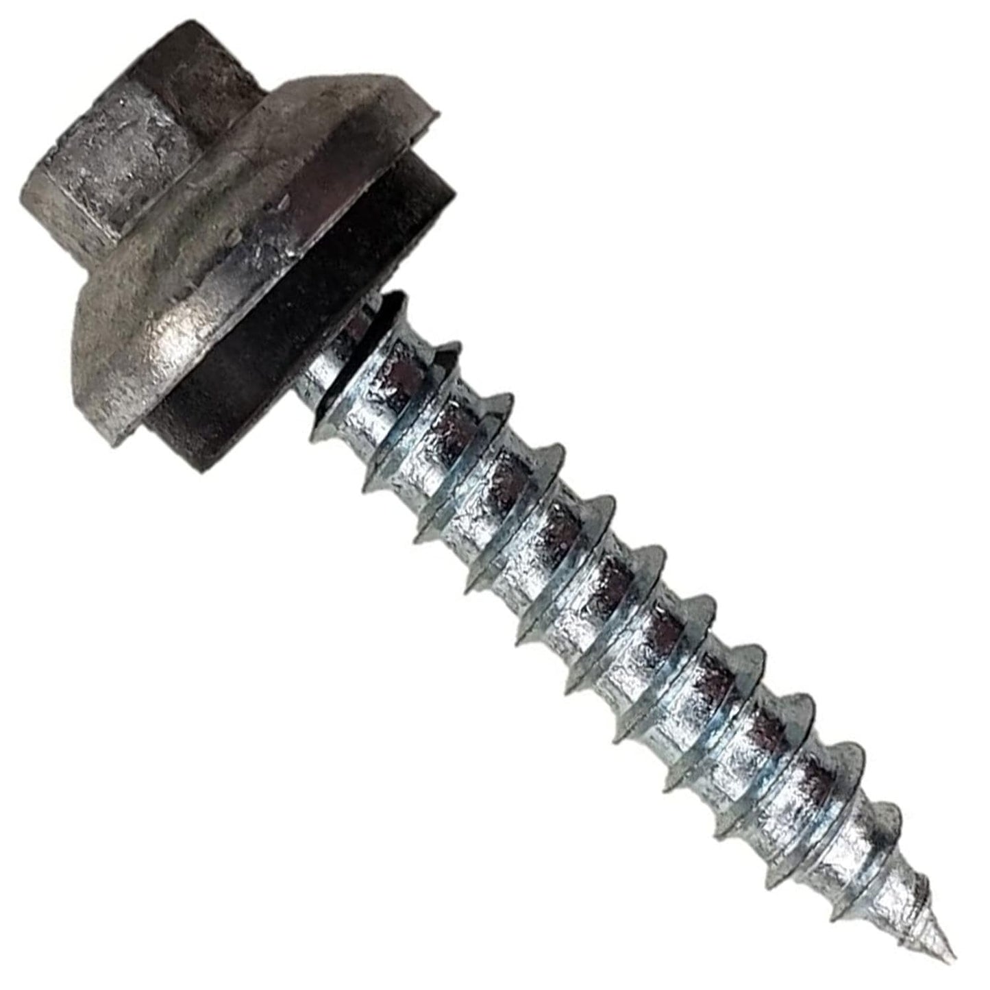 ST Fastening ZXL Self-Tapping WoodBinder Metal to Wood #14 x 1 1/2" Galvanized Screws with EPDM Rubber Washer, 250-Count - Designed for Metal Roofing and Siding Panels