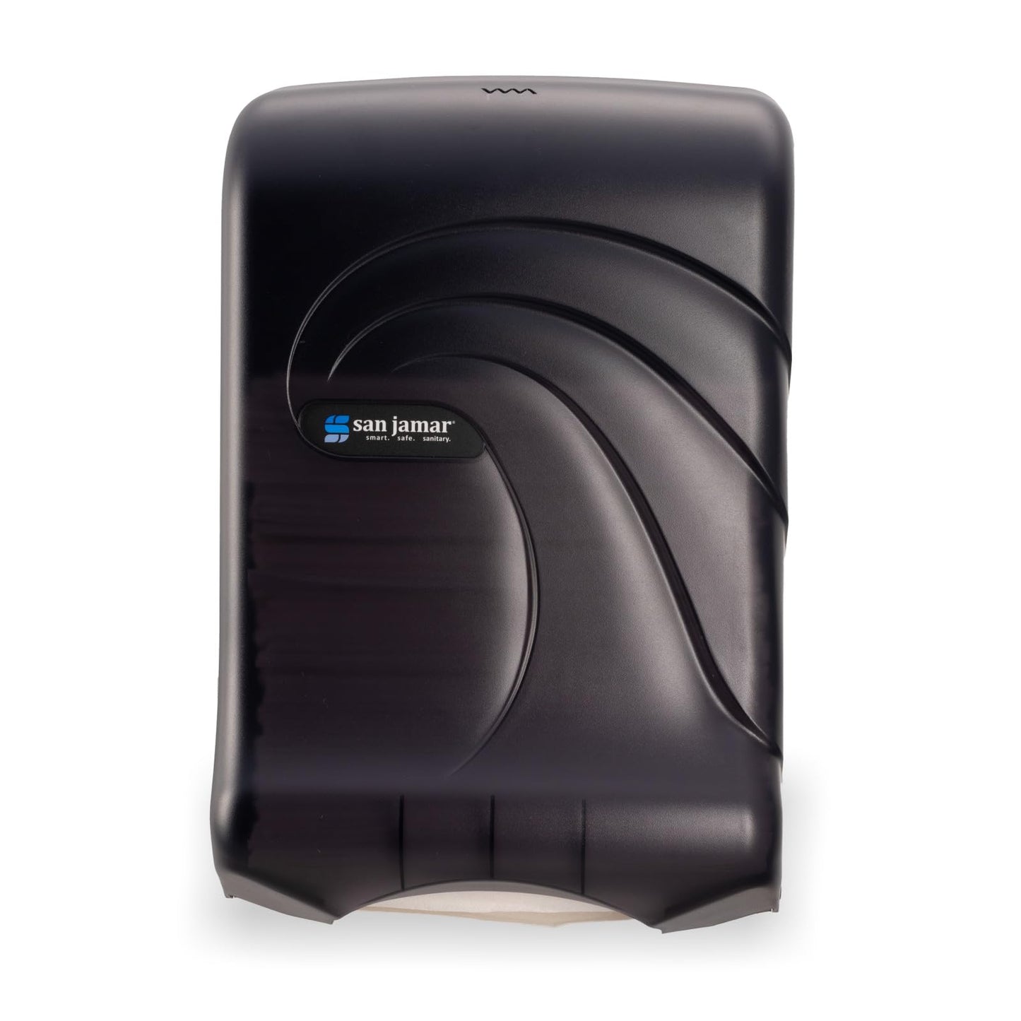 Ultrafold Multifold/C-Fold Towel Dispenser, Oceans, 11.75 X 6.25 X 18, Transparent Black Pearl