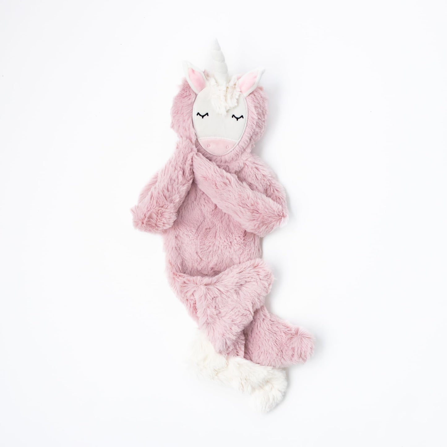 Slumberkins Unicorn Snuggler & Affirmation Card Bundle | Promotes Authenticity, Confidence & Healthy Fiendships | Social Emotional Tools for Ages 0+ (Unicorn Snuggler Plush + Affirmation Card)