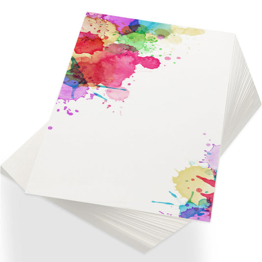 150 Sheets Watercolor Paper, 8.5"x11" Water Color Paper Bulk, 110 lb 230 GSM APaint Paper for Watercolorist Painting Drawing Artists Adults