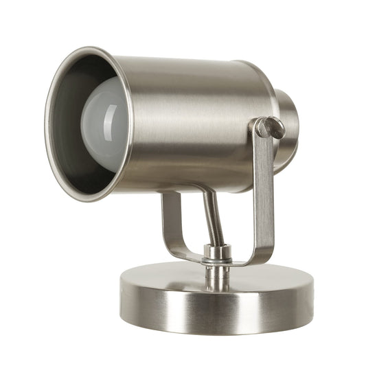 Catalina Lighting Modern Multipurpose Spotlight Desk or Wall Mount Accent Lamp, 6", Brushed Nickel, Pack of 1