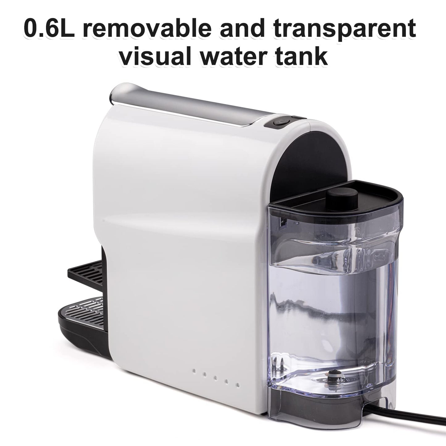 beanglass Espresso Pod Machine for Home, Capsule Coffee Maker for NS Original Pods, 20 Bar High Pressure Pump, 22oz Removable Water Tank, Adjustable Cup Tray, 1350W
