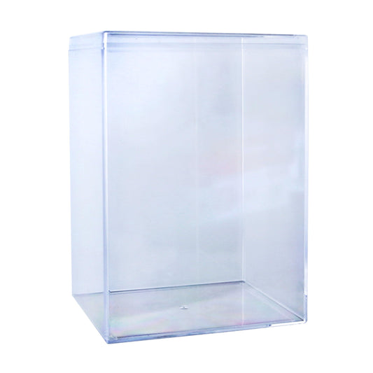 Crystal Clear Hard Plastic Funko Pop Protector Box, Stackable Display Case for Figures, Clear Gift Box for Party Favors, 8 Boxes, Made in USA by Gary Plastic Packaging