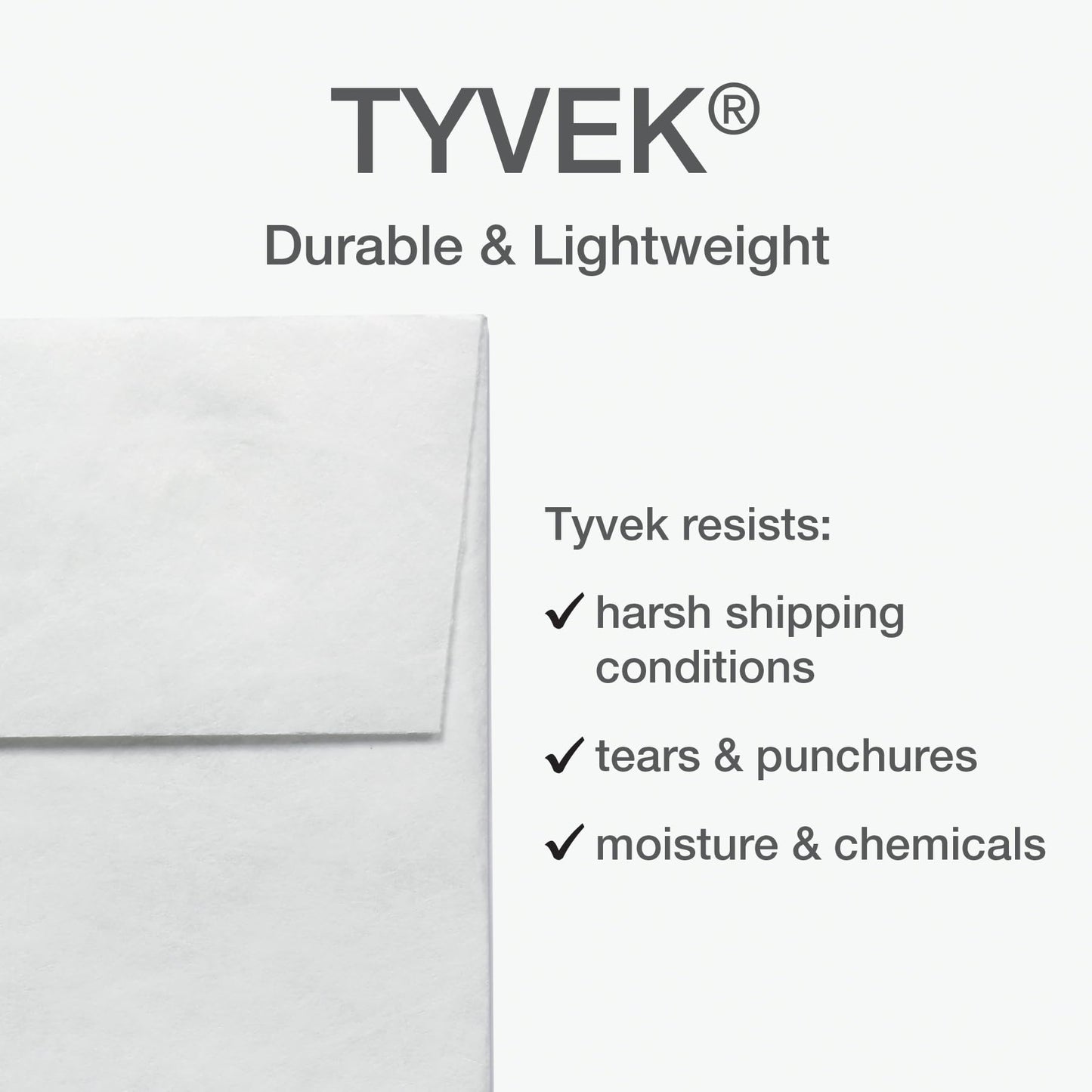 Columbian Self-Seal Mailers, Self-Sealing Envelopes, Made with DuPont Tyvek Material, 14 lb., Puncture, Tear and Moisture Resistant, White, 10" x 13", 100 per Box (1016970)