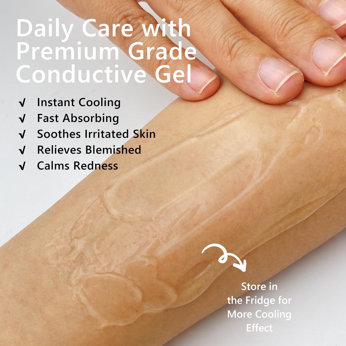 Oeneis Conductive Gel with Aloe Vera for Face Microcurrent, Deep Hydrating Formula Radio Frequency Gel, Fragrance-Free, Paraben-Free, 75 fl oz