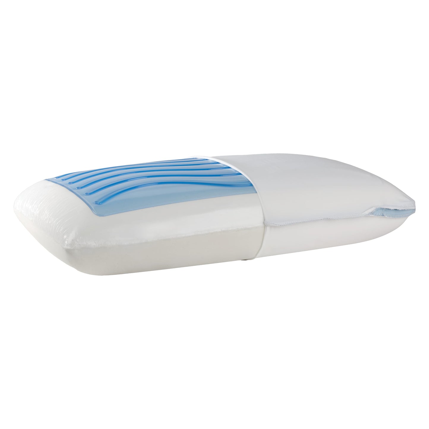 Sealy Dreamlife King Size Memory Foam Cooling Pillow with SealyChill Cooling Gel, Removable Machine-Washable Cover, Made in the USA, White