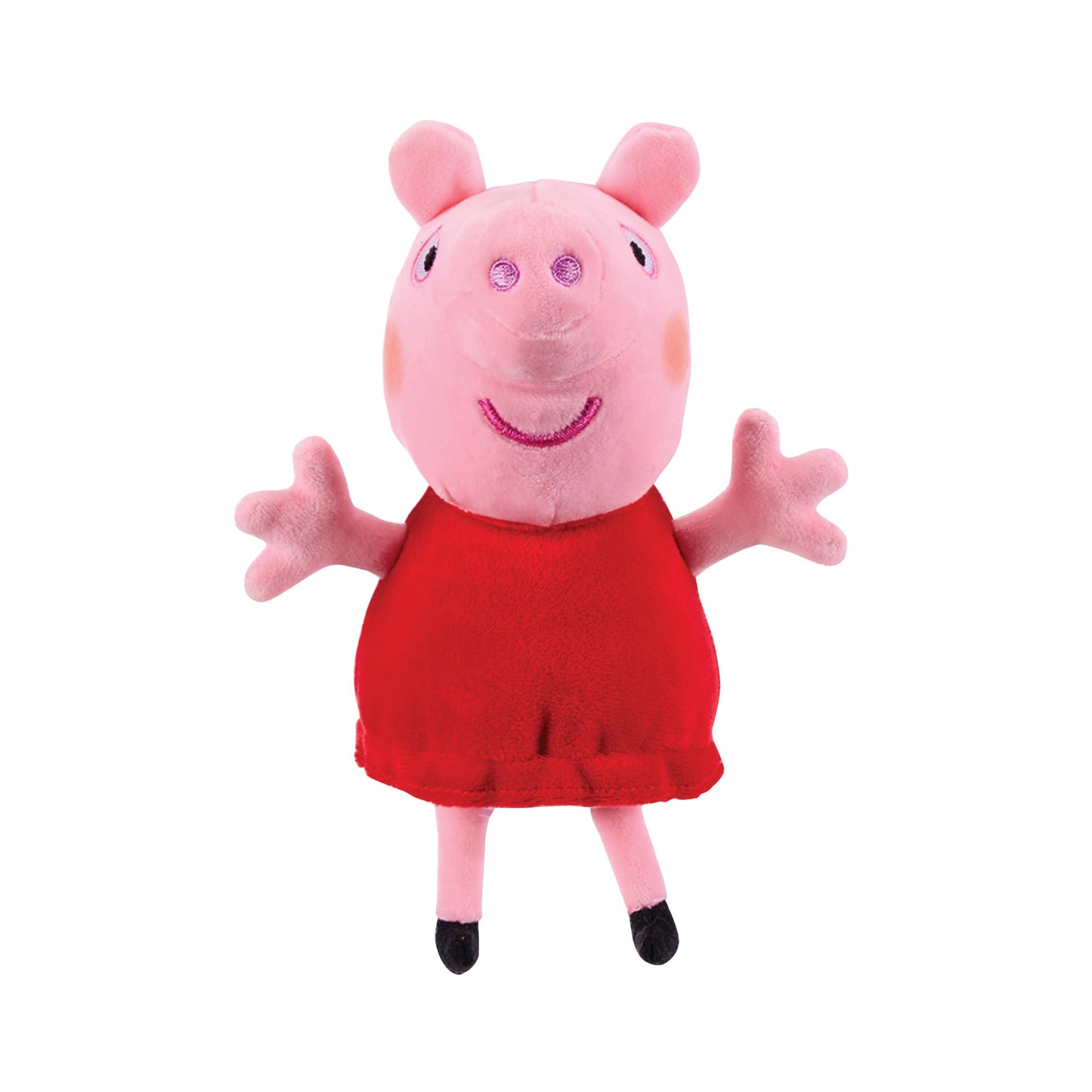 Peppa Pig 3-Pack Plush Toys - Peppa, George & Bébé Evie - Ultra-Soft Plush Toys with Classic Style, Toy from 18 Months