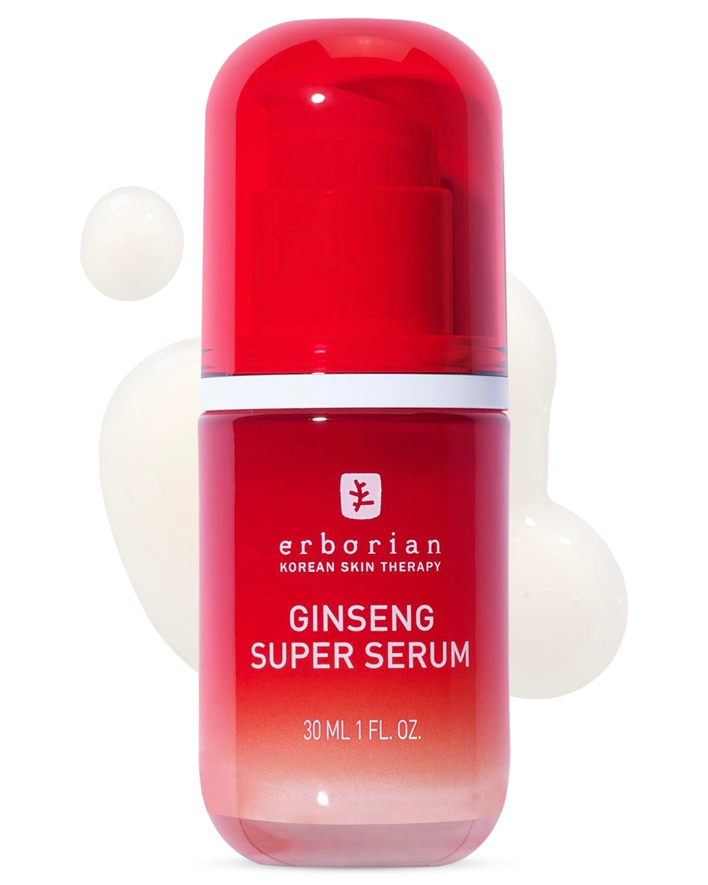 Erborian Ginseng Face Super Serum, 30 ml - Hydrating & Brightening Facial Serum for Women & Men - Fine Lines, Wrinkles & Uneven Skin Tone - Hyaluronic Acid Serum for Firmer Skin & Natural Glow