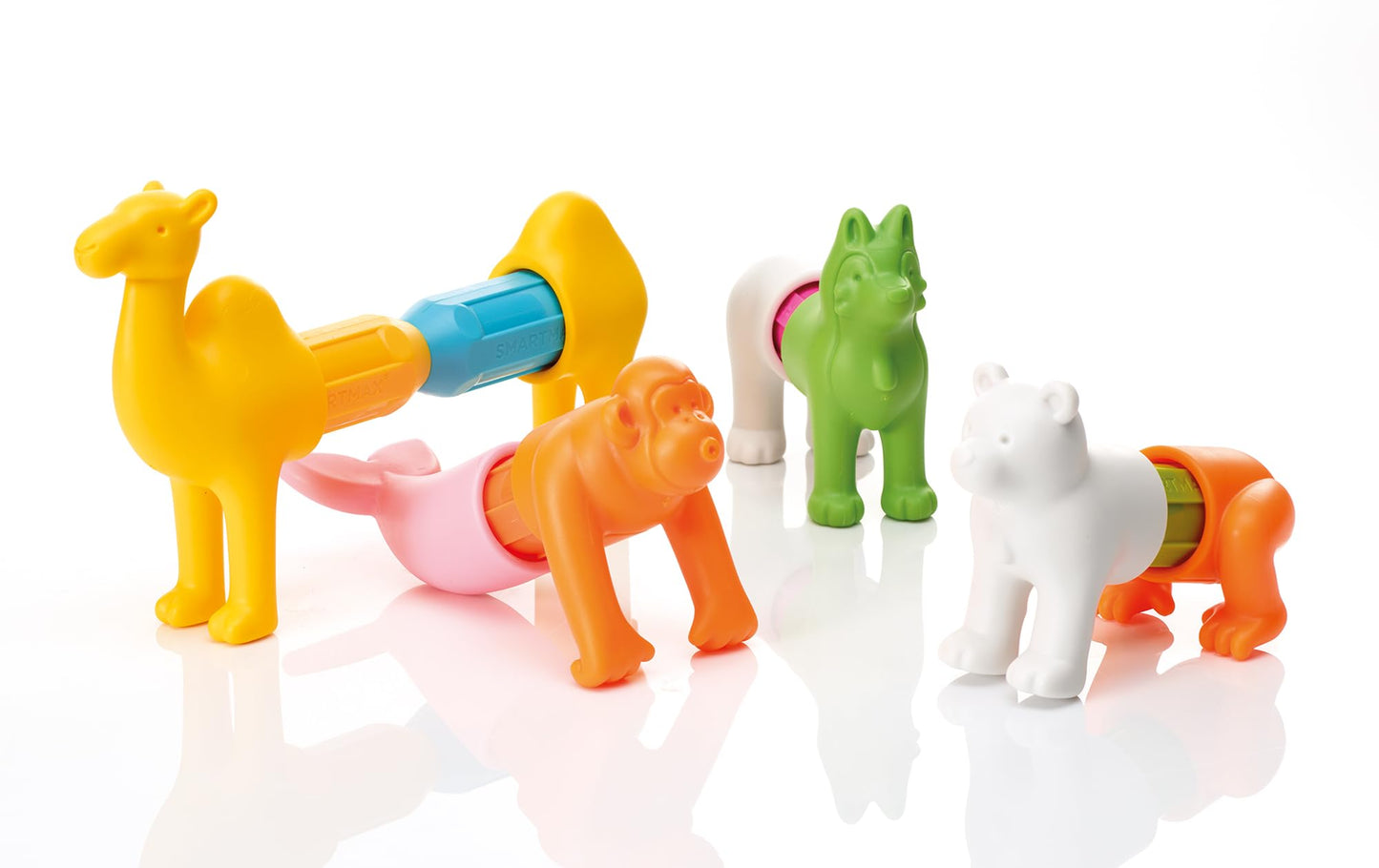 SmartMax My First Animals Around The World STEM Magnetic Building Set for Kids Ages 1-5