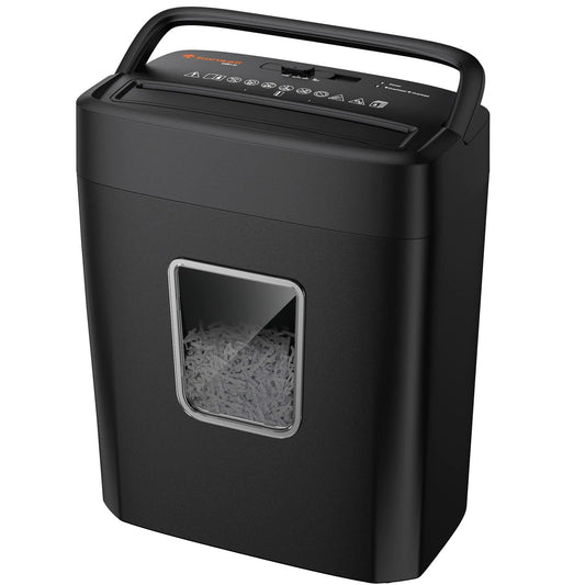 Bonsaii Paper Shredder, 8-Sheet Crosscut Home Office Shredder with 4.2 Gallon Bin, P-4 Security Level Document Shredder Shred Credit Card/Mail/Staple/Clip (C261-C Updated)