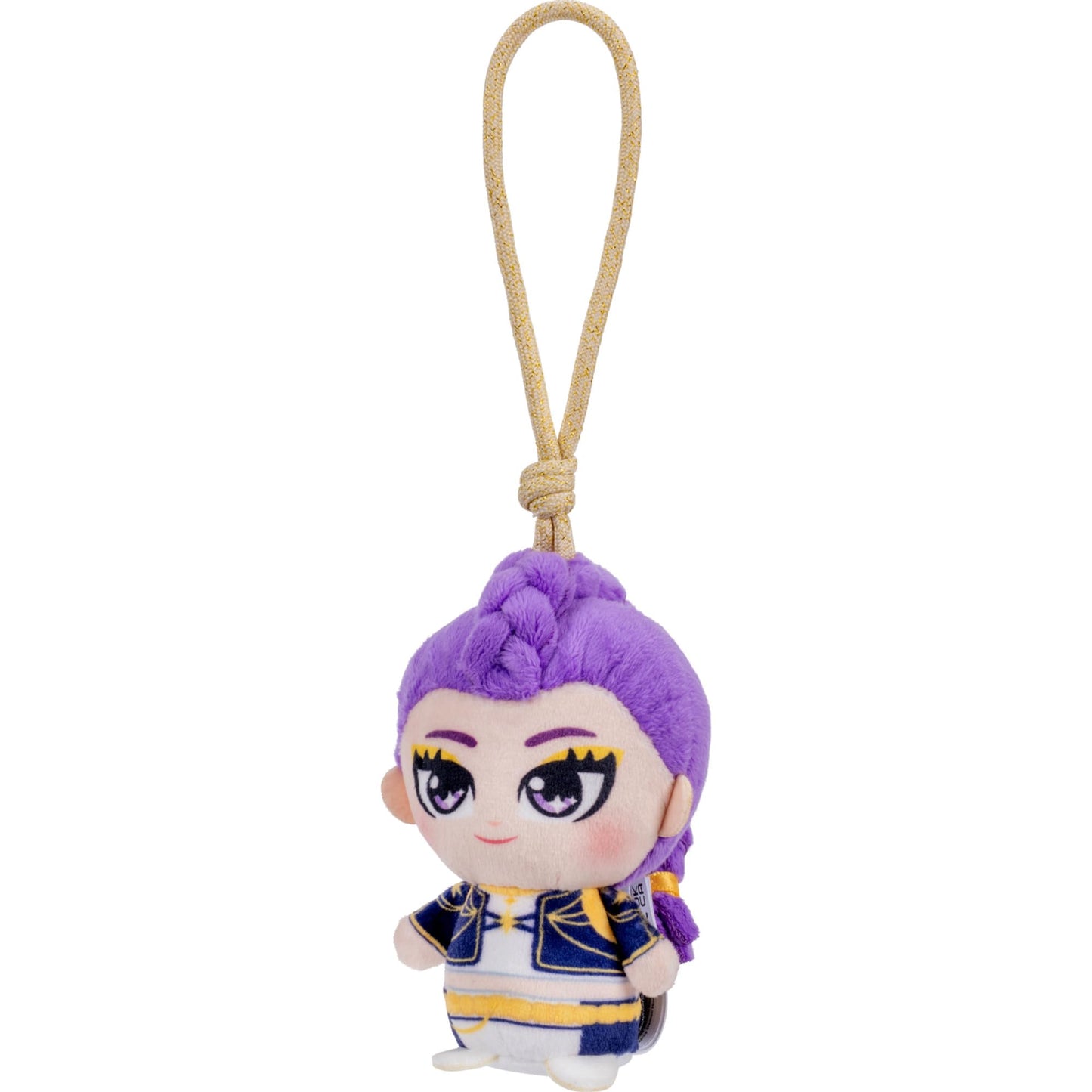 Kpop Demon Hunters 3-Pack 4-inch Clip-On Plush - Rumi, Mira, and Zoey Mini Collectible Character Clips for On-The-Go Fans - Ages 6+