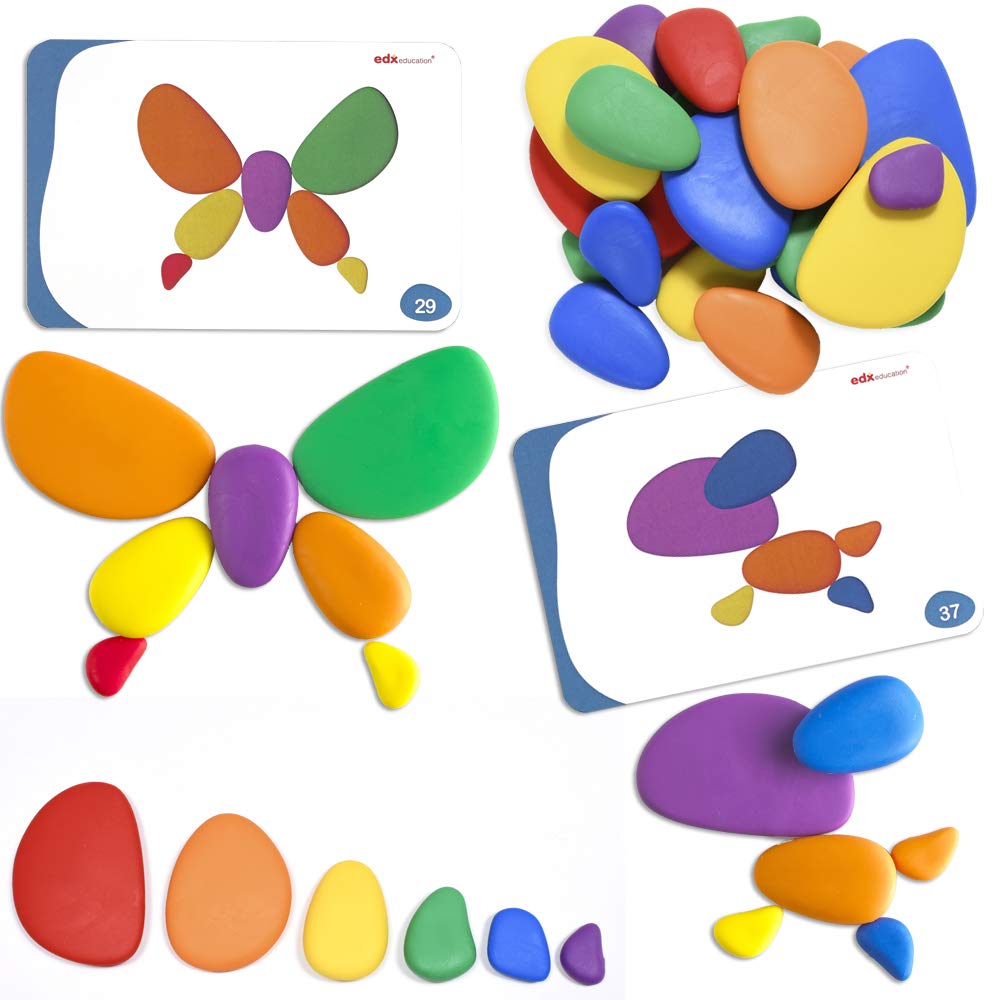 Learning Advantage 13208 Rainbow Pebbles