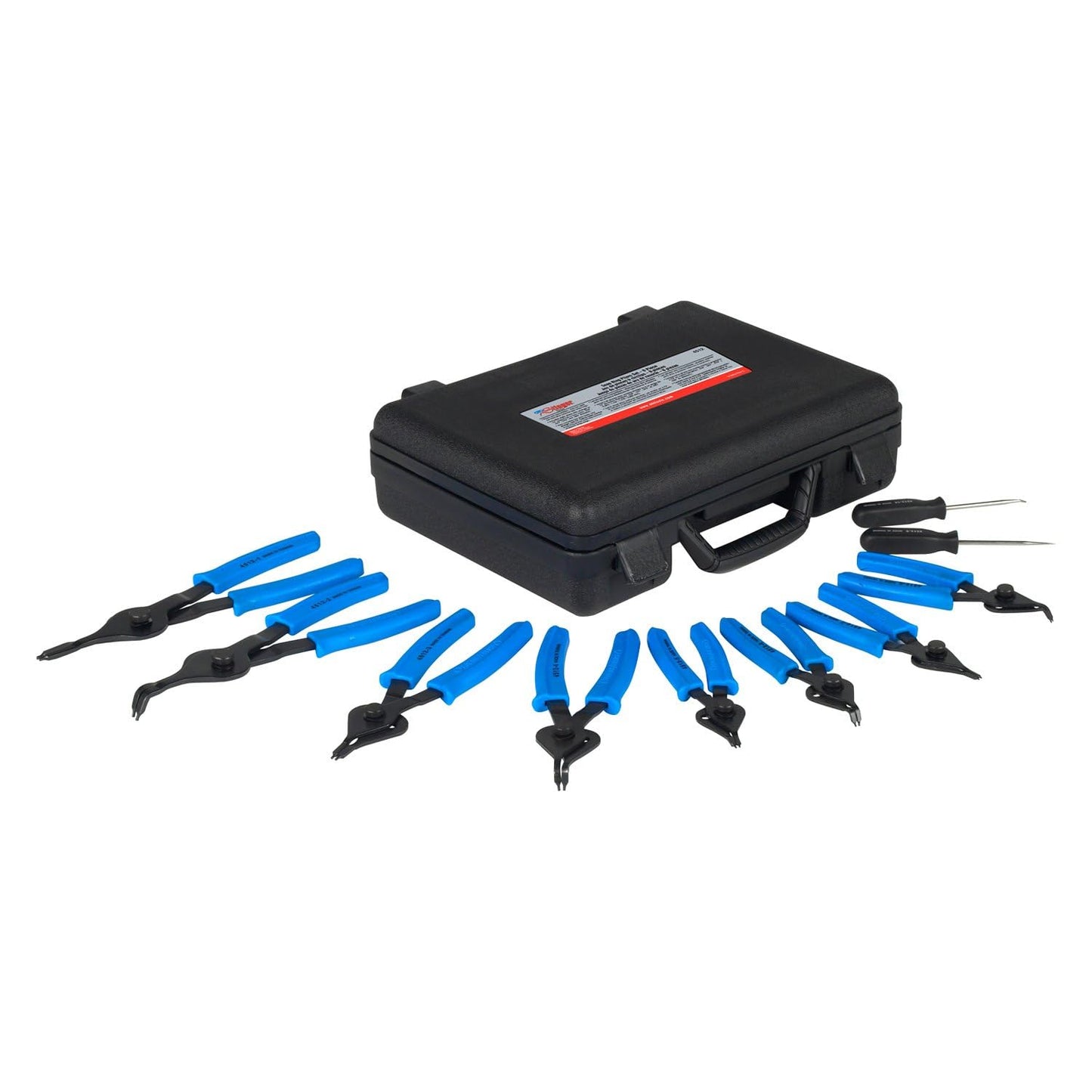 OTC 4512 Stinger Internal and External Snap-Ring Pliers - 8 Piece Set