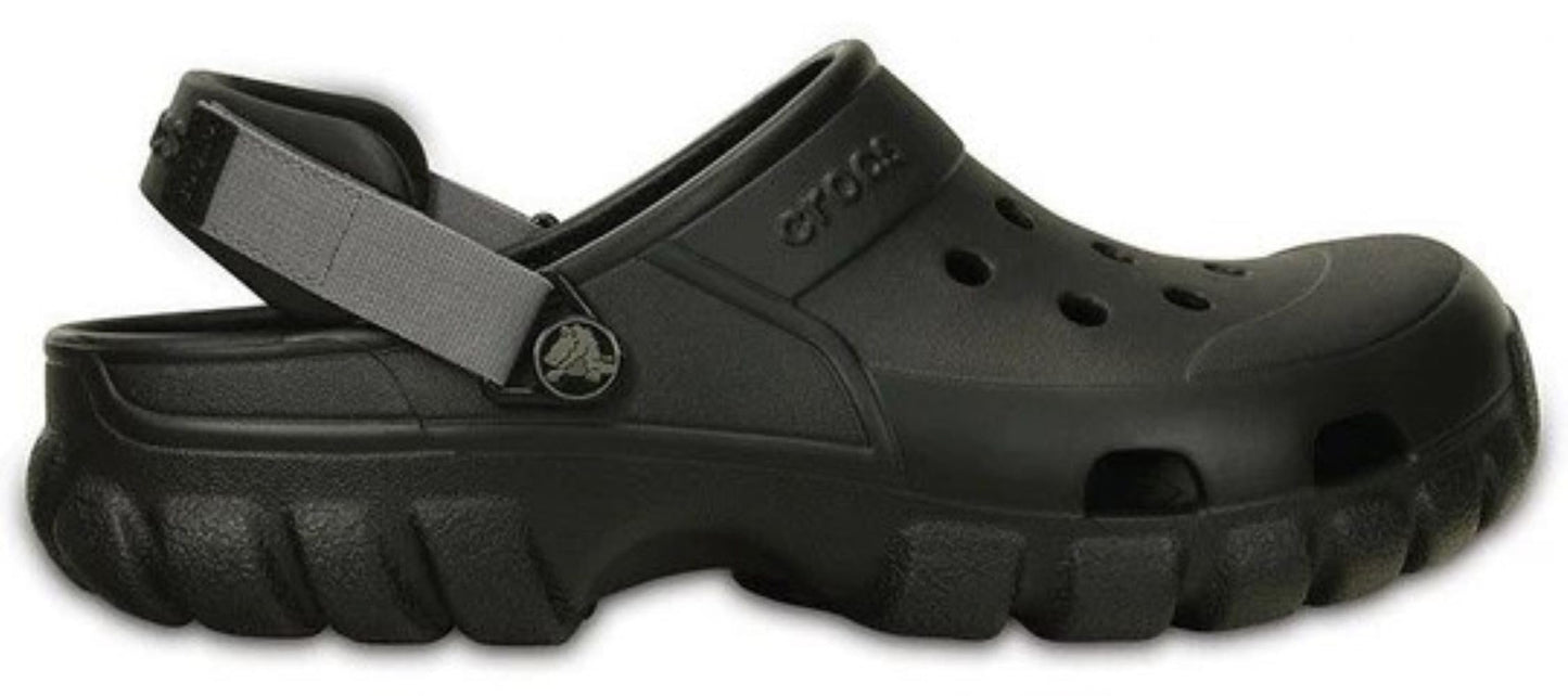 Crocs Unisex-Adult Offroad Sport Clogs, Black/Graphite, 10 Men/12 Women