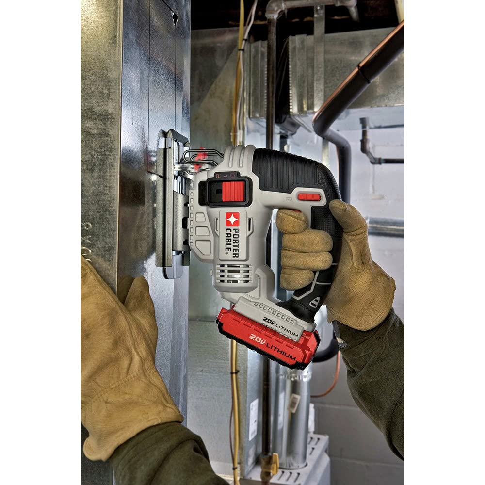 PORTER-CABLE 20V MAX Cordless Jigsaw, up to 2,500 SPM, Bare Tool Only (PCC650B)