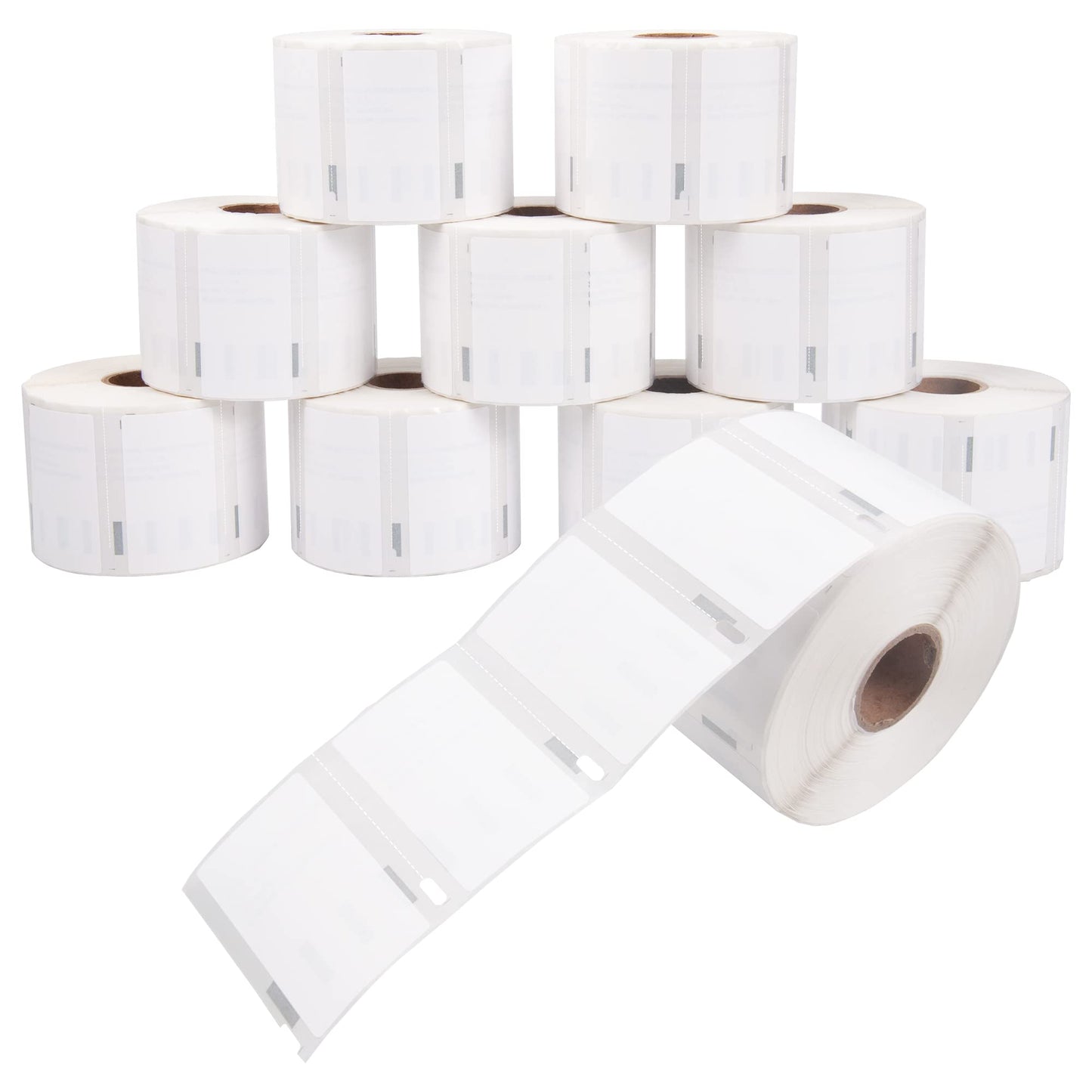 L LIKED 10 Rolls, 1000 Labels/Roll 2-1/4" x 1-1/4" Direct Thermal Labels Replacement for DYMO 30334 Barcodes Address Postage