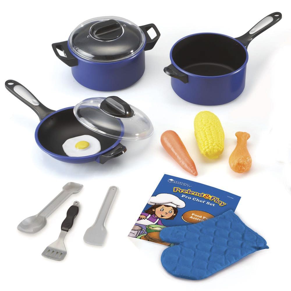 Learning Resources LER9082 Pretend & Play Pro Chef Set