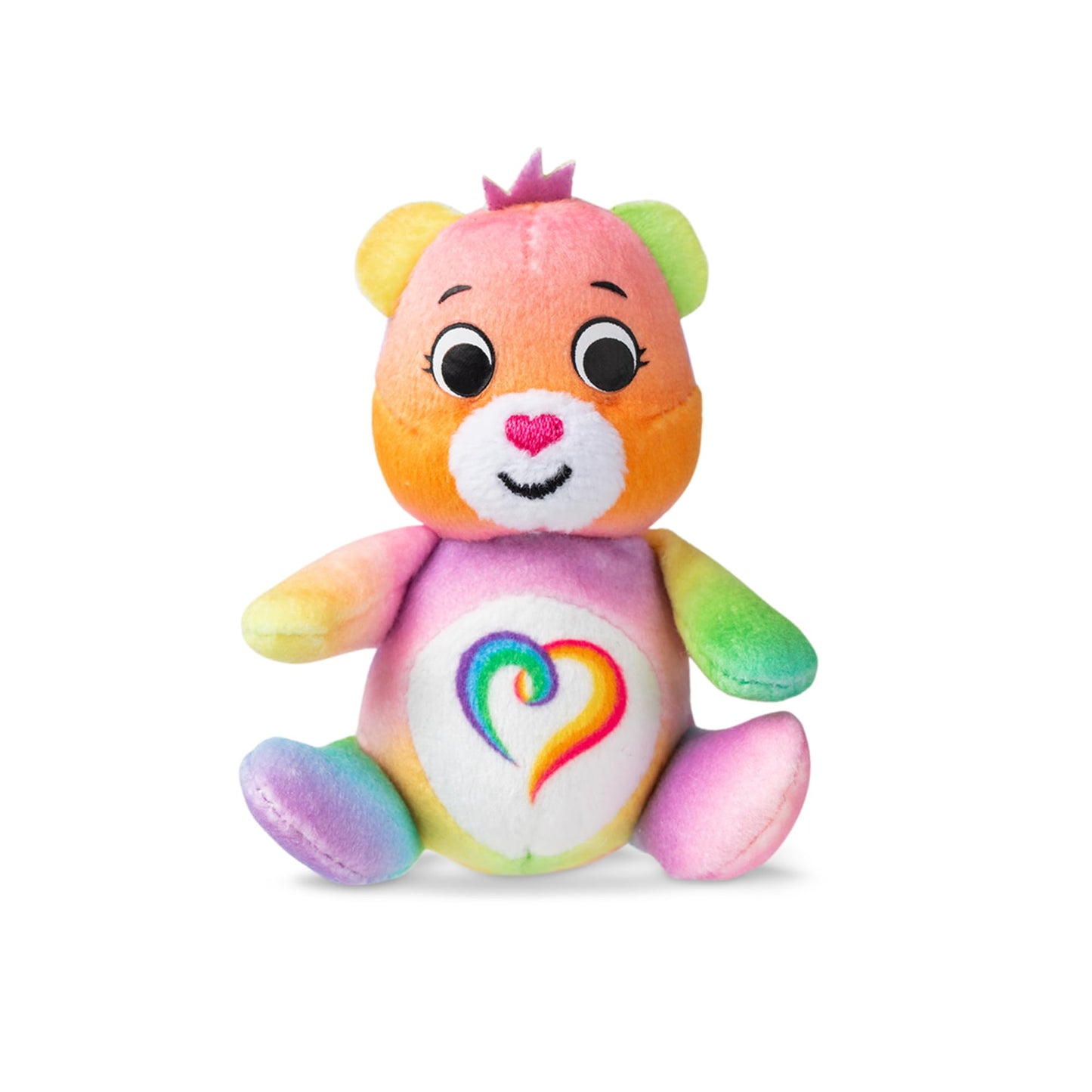 Micro Teenies - Care Bears 3" Micro Plush 5-Pack Treasure Box - Cheer, Calming Heart, Gold Dare to Care, Togetherness and Be Me