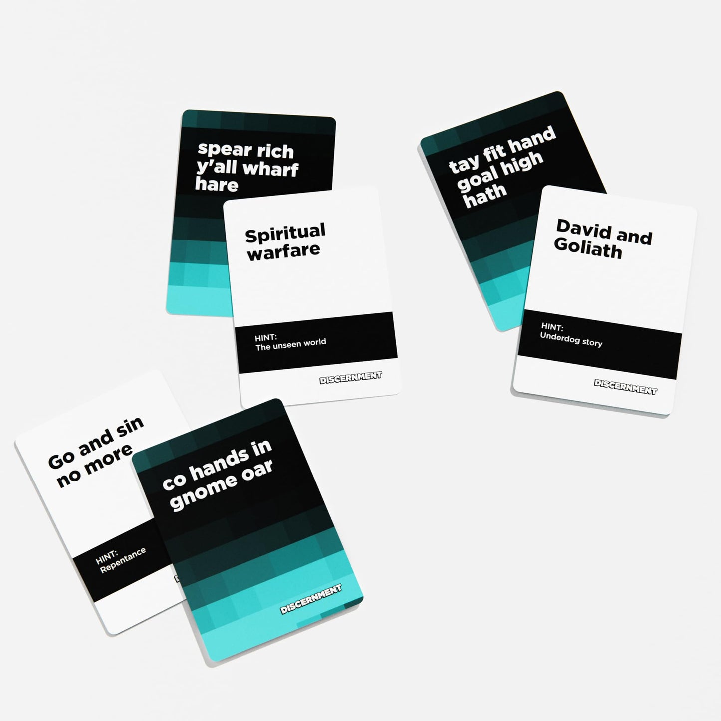 Discernment - What’s Beneath The Babel? - Christian Gift - Guess Bible and Christian Phrases - Fun Game for Families, Friends, Youth Groups, and Bible Studies - Perfect for Game Night