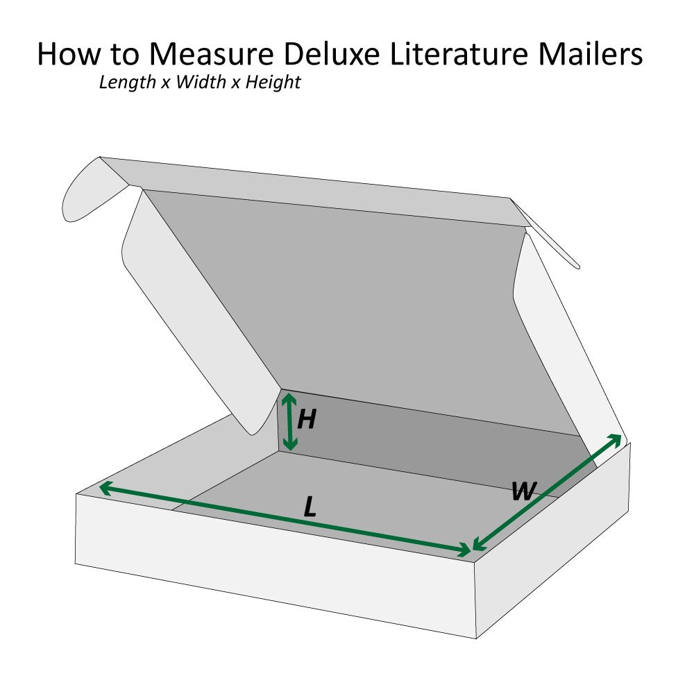 Boxes Fast BFMFL1294K Deluxe Literature Cardboard Mailers, 12 1/8 x 9 1/4 x 4 Inches, Corrugated Die-Cut Shipping Boxes, Large Brown Kraft Mailing Boxes (Pack of 50)