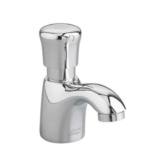 American Standard 1340119.002 Pillar Tap Metering Faucet with Extended Spout 0.5 GPM, Chrome