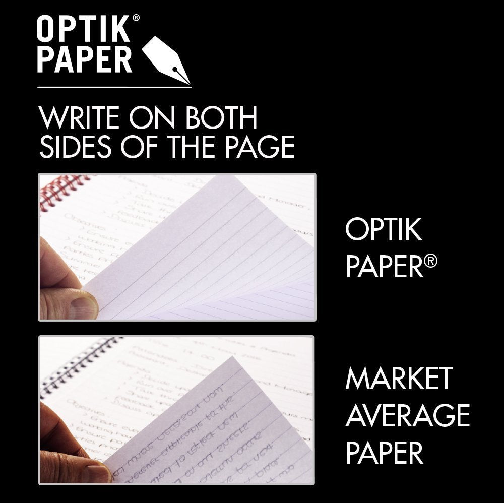 Black n' Red Twin Wire Hardcover Notebook, 8-1/4" x 5-7/8", Black/Red, 70 Ruled Sheets, Sold as 5 Pack (L67000)