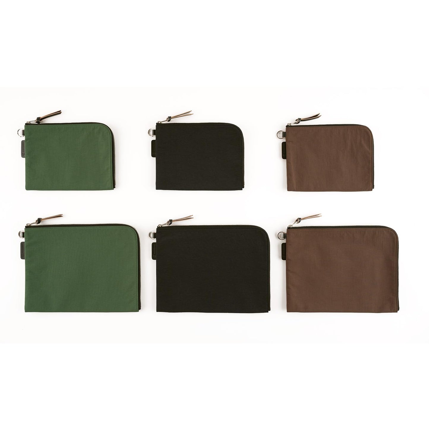 Hobonichi Techo Planner Planner Accessory Tragen Flat Pouch for A5 Size (Brown)