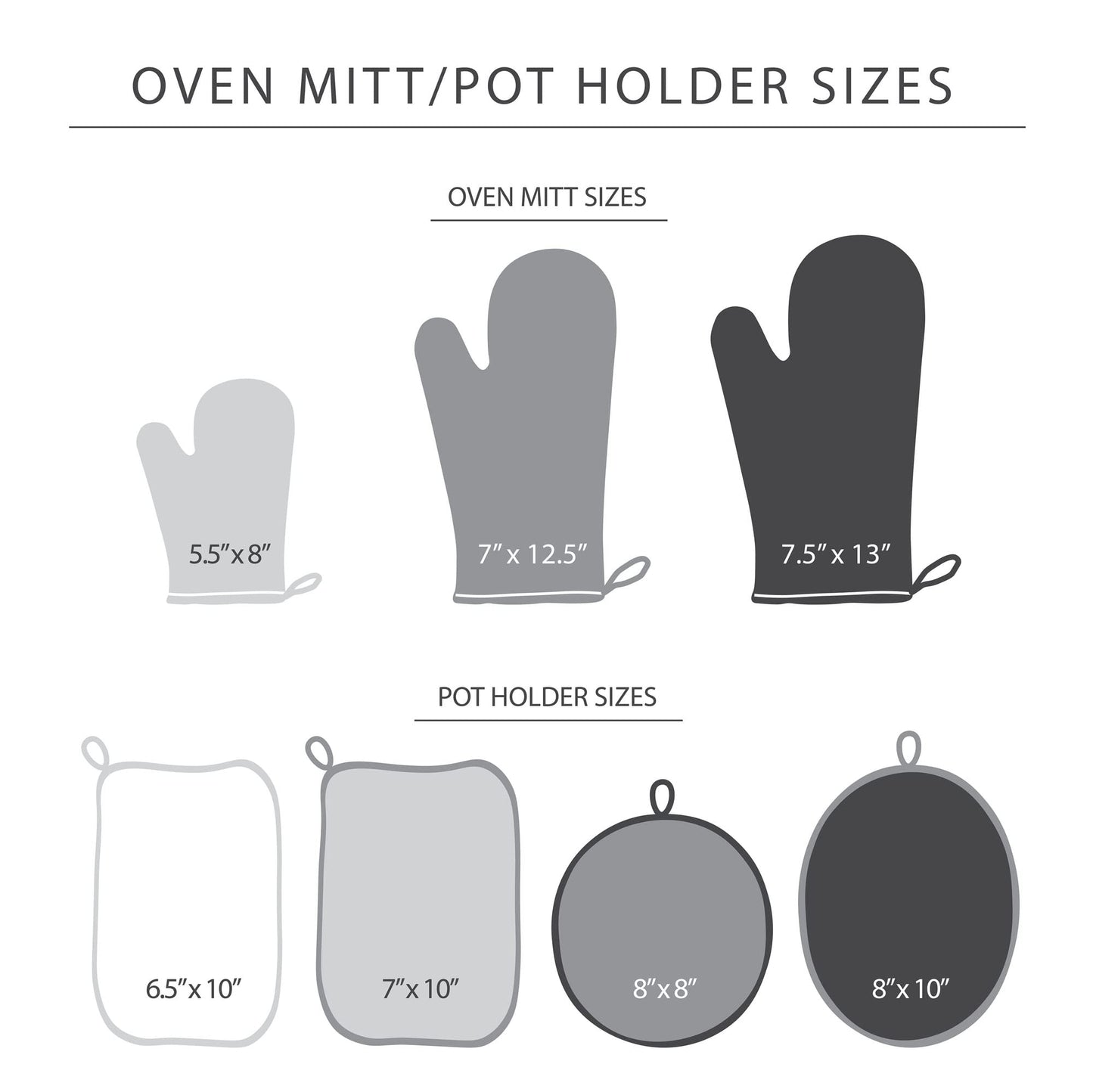 KITCHENAID Beacon Two-Tone Pot Holder 2-Pack Set, Contour Silver/Matte Black, 7"x10"