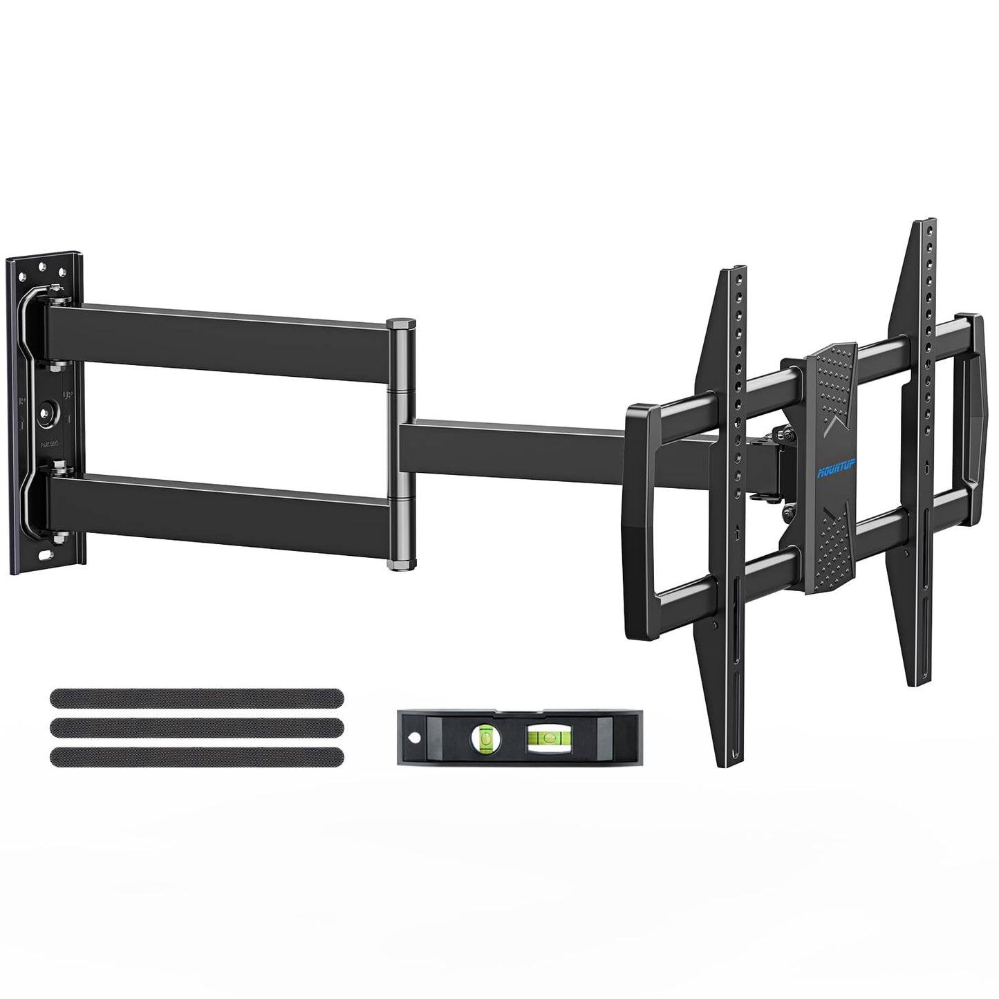 MOUNTUP Corner TV Wall Mount for Most 42-75 Inch TVs with 32” Long Extension, Long Arm TV Mount, Full Motion TVs Mount Swivel Articulating Mounts, MAX VESA 600x400mm, Holds up to 99 lbs