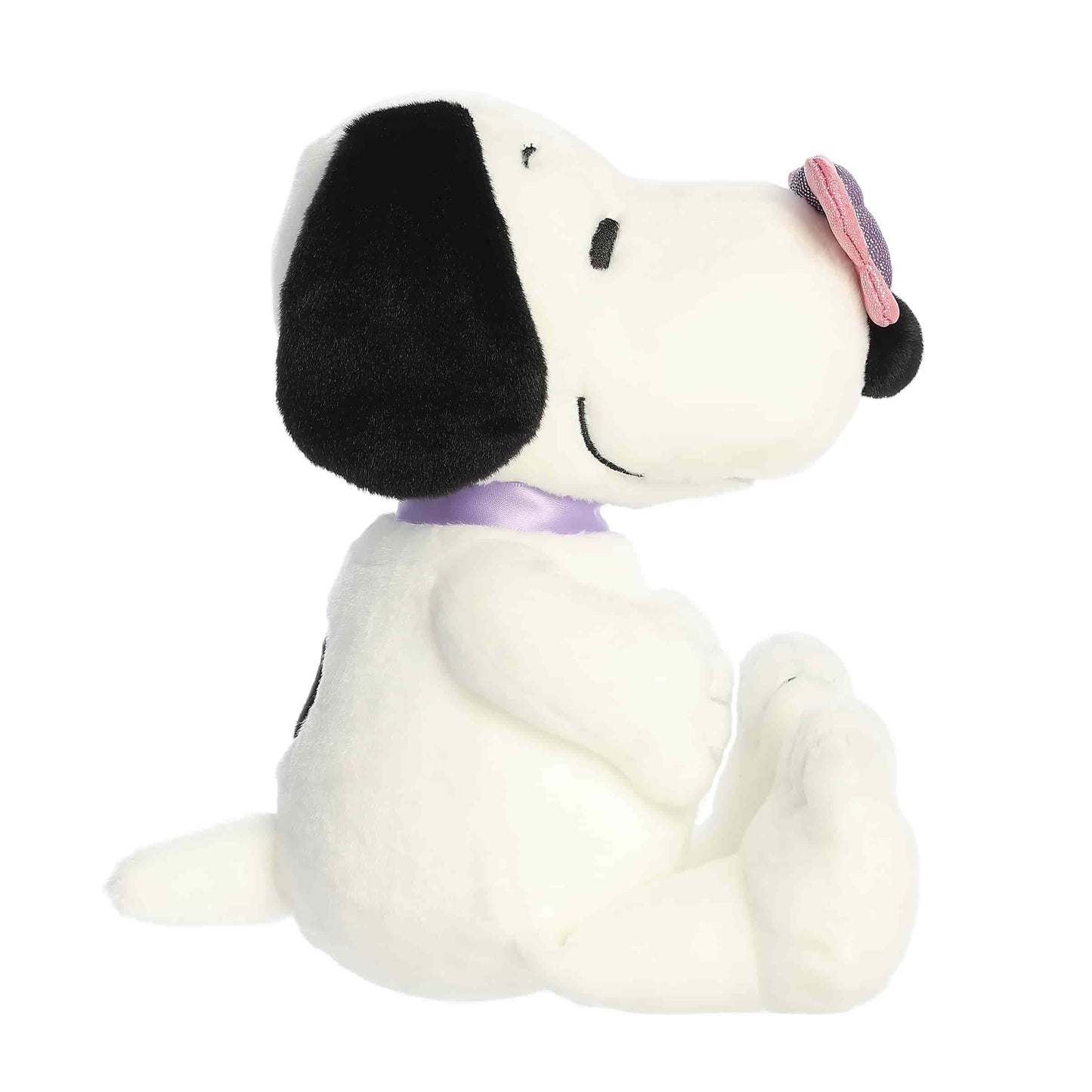 Aurora® Adorable Peanuts® Snoopy™ Stuffed Animal - Officially Licensed Toys for All Snoopy Fans - Seasonal Plush for The Spring Season - Pink Butterfly 9 Inches
